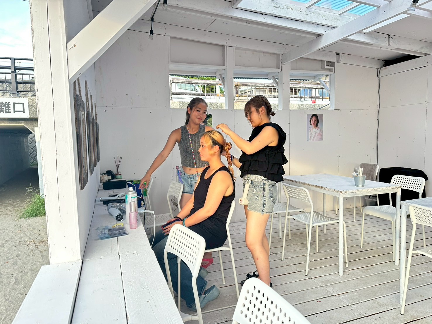 ヘアメイク店内