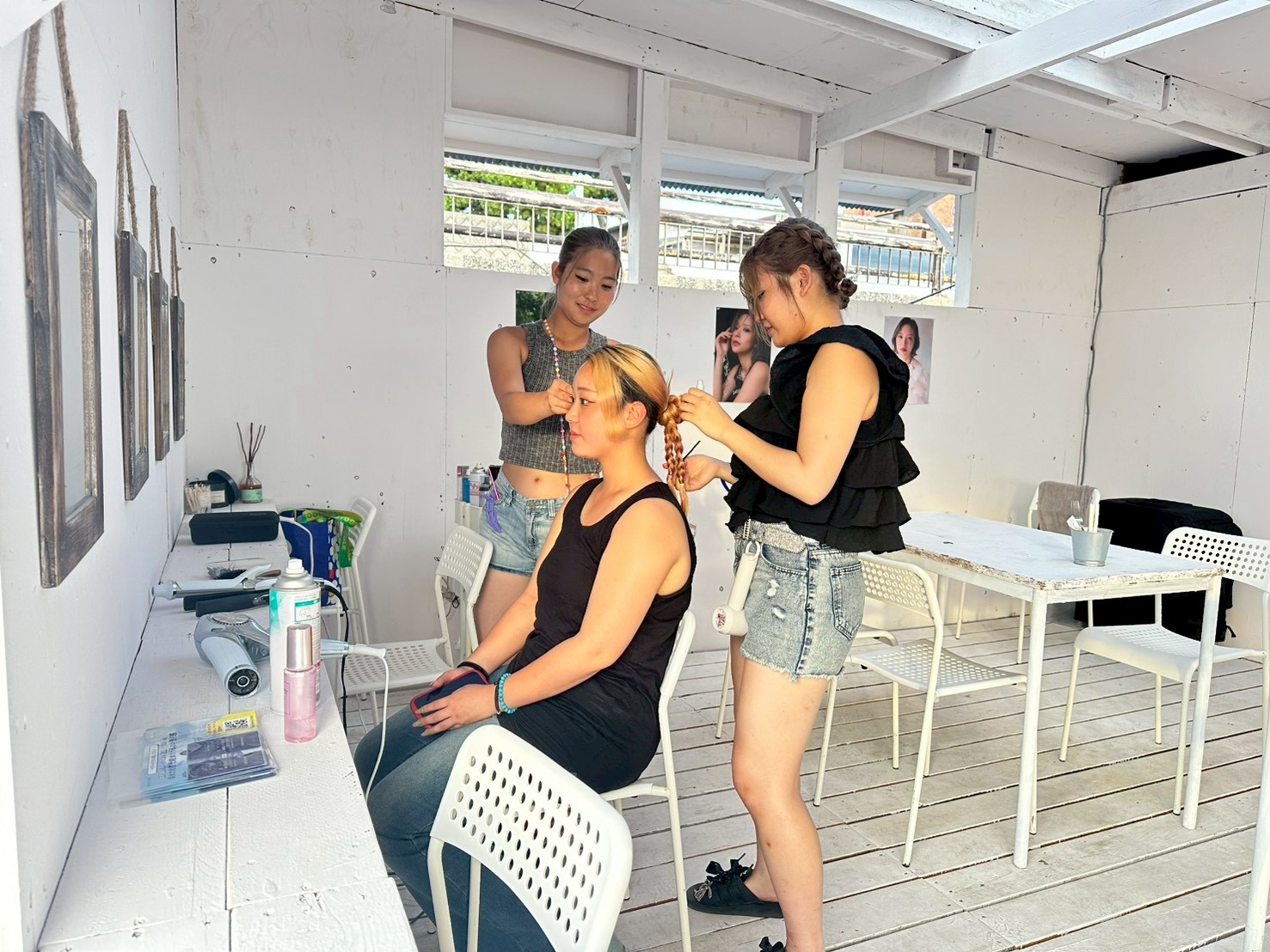ヘアアレンジシーン